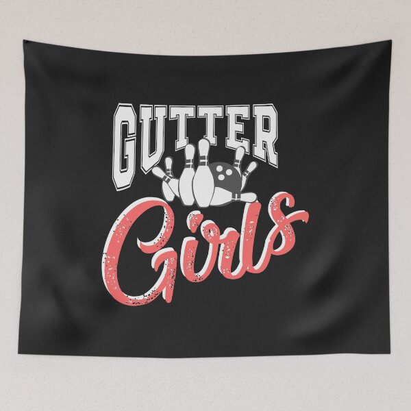 Item preview, Gutter Girls Bowling matching funny bowler gift league team designed and sold by hadleydesigns.