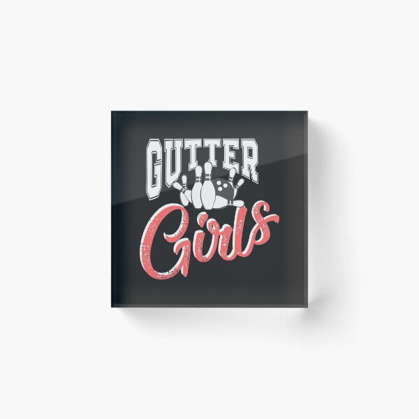 Item preview, Gutter Girls Bowling matching funny bowler gift league team designed and sold by hadleydesigns.