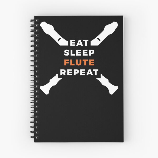 Item preview, Eat Sleep Flute Repeat Flutist Music Instrument designed and sold by jeffded.