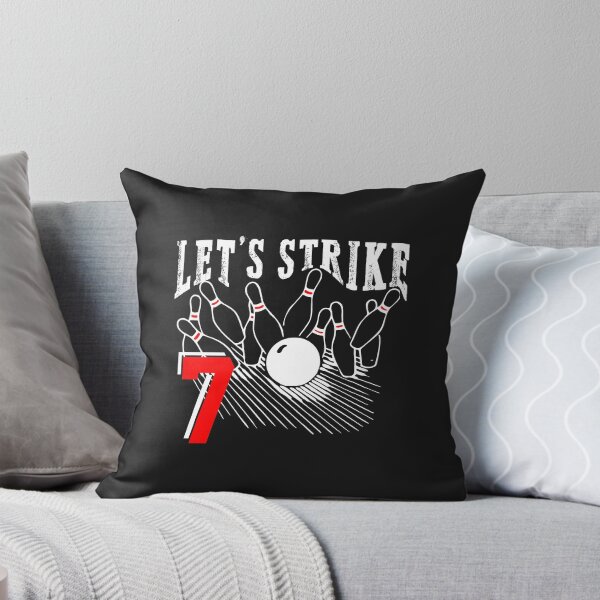 Item preview, Lets Strike 7 Birthday Bowling funny party bowler gift designed and sold by hadleydesigns.