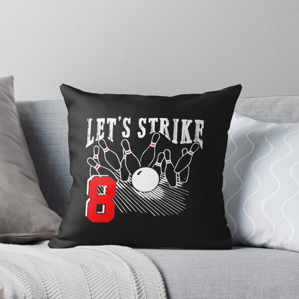 Item preview, Lets Strike 8 Birthday Bowling funny party bowler gift designed and sold by hadleydesigns.