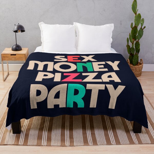 Item preview, Sex, money, pizza, party, inspirational quote, motivational sayings, hedonistic, hedonism, enjoying life designed and sold by Spallutos.