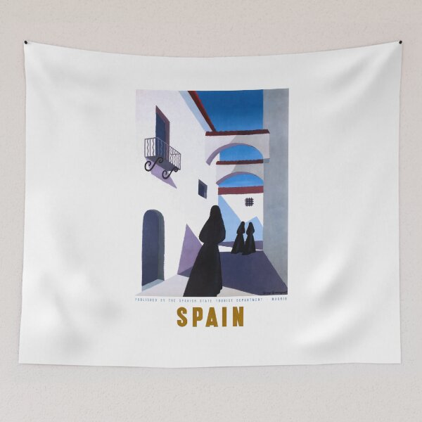 Item preview, 1950 Spain Guy Georget Travel Poster designed and sold by retrographics.