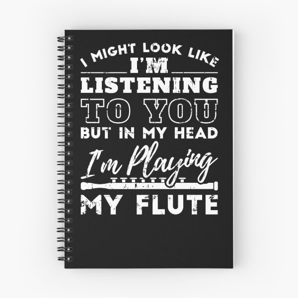 Item preview, In My Head Im Playing My Flute Flutist designed and sold by jeffded.