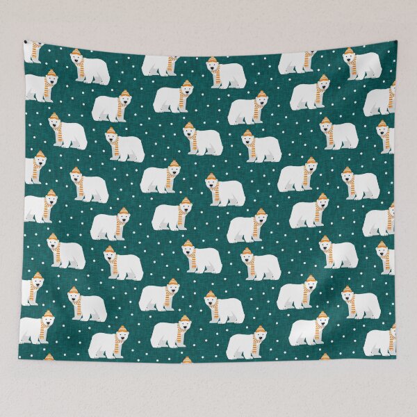 Item preview, Polar Bears - Cute winter bears designed and sold by littlearrow.