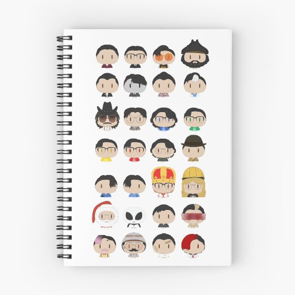 Item preview, Markiplier Egos - Chibi Head Stickers designed and sold by emptymasksart.