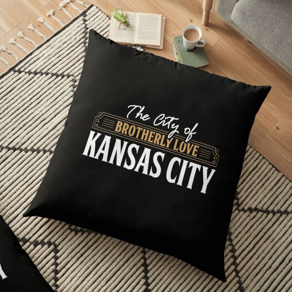 City of brotherly love: Kansas City USA Floor Pillow