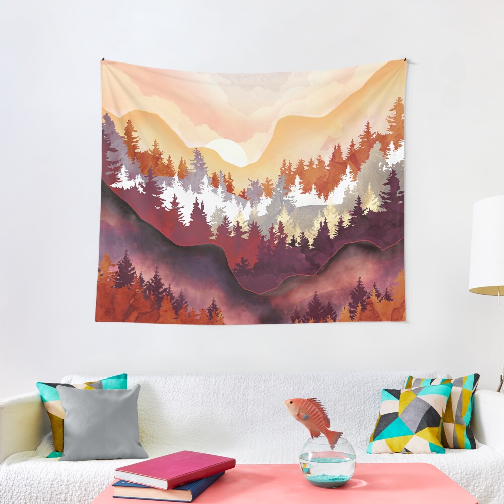 Amber Forest Tapestry