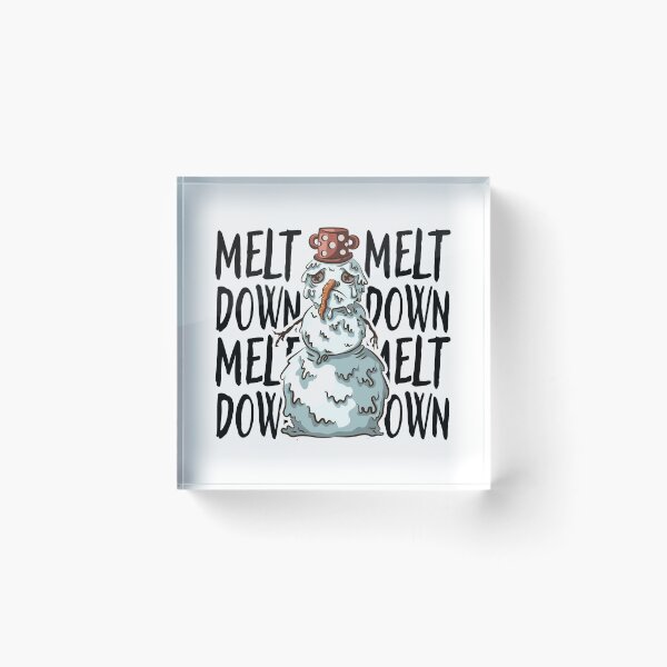 Item preview, MeltDown SnowMan designed and sold by WallJamboree.