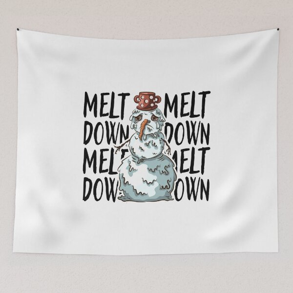 Item preview, MeltDown SnowMan designed and sold by WallJamboree.