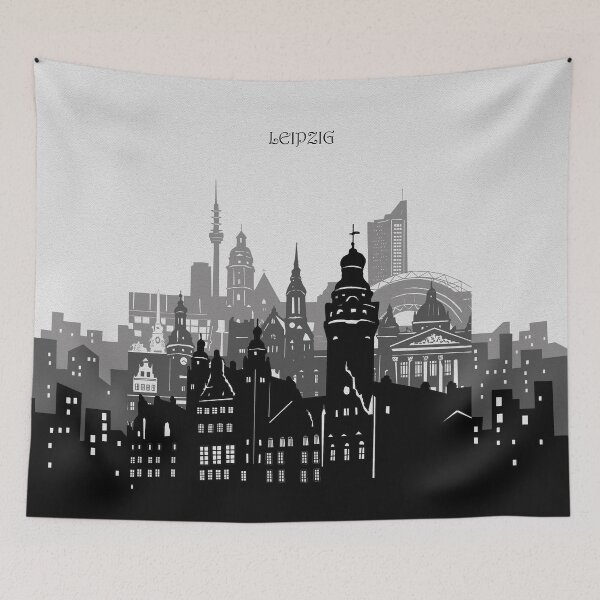 Item preview, leipzig skyline designed and sold by BekimART2.