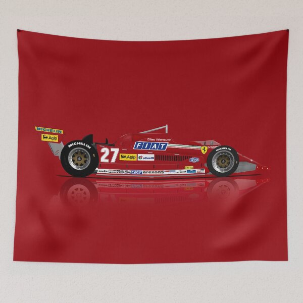 Item preview, Gilles Villeneuve - 126CK - Big Red designed and sold by JageOwen.