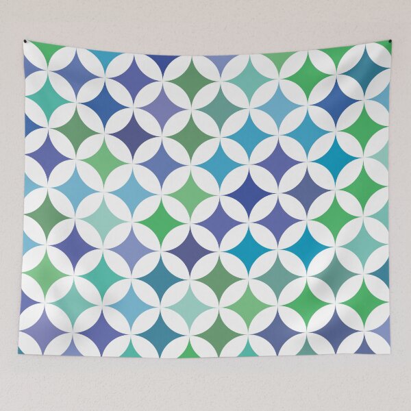 Item preview, Geometric Star Pattern - Sea Foam #477 designed and sold by Natural Collective.