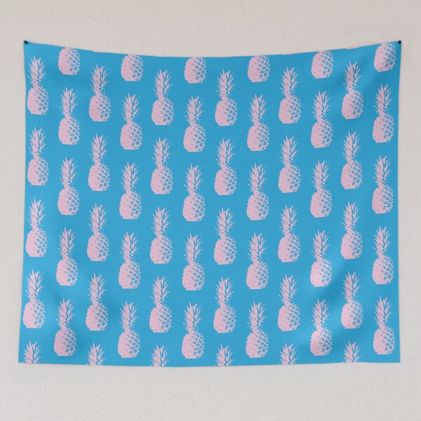 Item preview, Pineapple Pattern - Blue & Light Pink #842 designed and sold by Natural Collective.