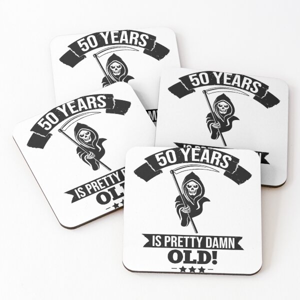 Item preview, 50 years is pretty damn old! designed and sold by Cutebutfunny.