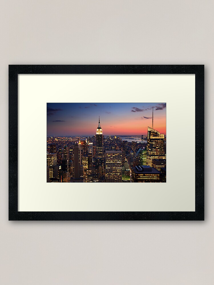 Alternate view of The Big Apple Framed Art Print
