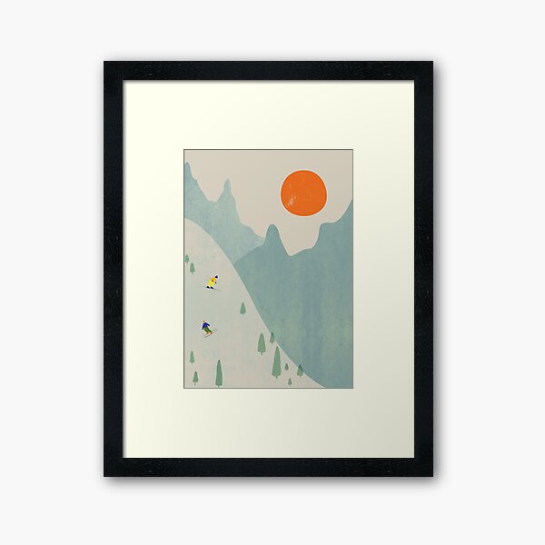 Ski II Framed Art Print