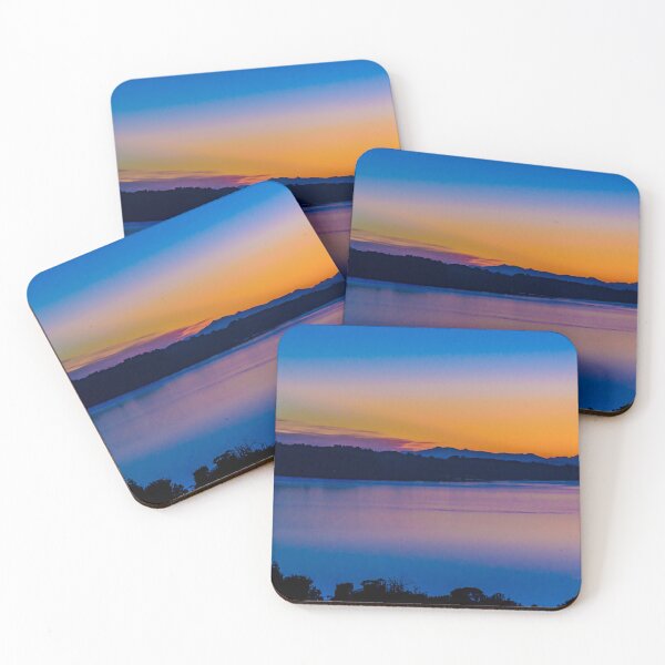 Item preview, Fjord and Mountains Landscape, Chiloe Island, Chile designed and sold by DFLC Prints.