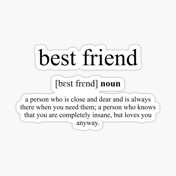 best-friend-definition-dictionary-collection-sticker-for-sale-by