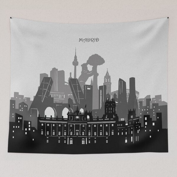 Item preview, madrid skyline designed and sold by BekimART2.