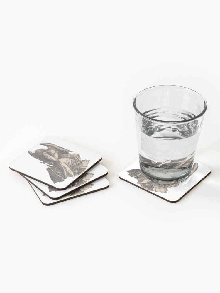 Alternate view of Melancholia Albrecht Durer Coasters (Set of 4)
