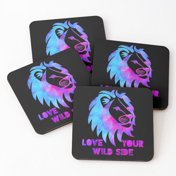 Item preview, love your wild side Black background  designed and sold by reasonablemunki.