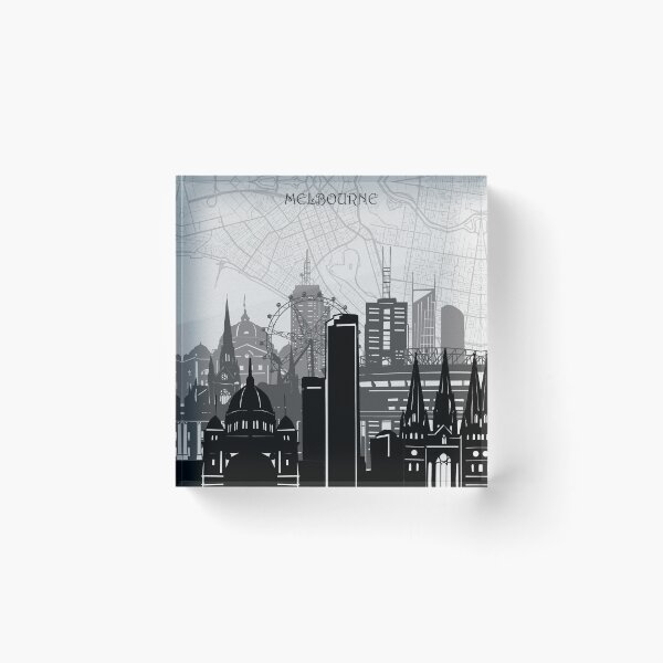 Item preview, melbourne skyline designed and sold by BekimART2.