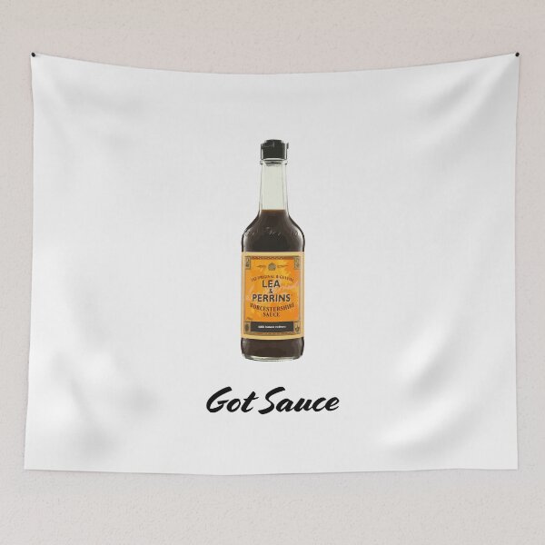 Aperçu de l'œuvre J'ai de la sauce | Lea & Perrins | Sauce Worcestershire créée et vendue par SJ Designs.