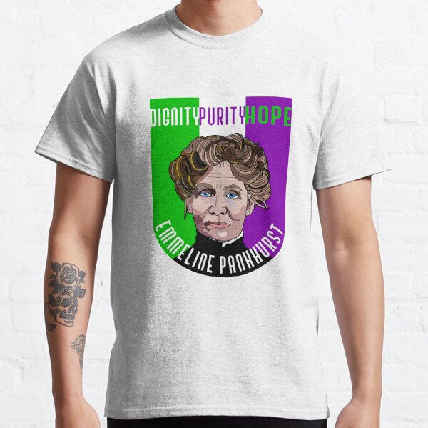 Emmeline Pankhurst Suffragette Votes For Women Female Empowerment T Shirt By Emmafifield