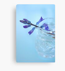 Flowers in a Glass Canvas Print