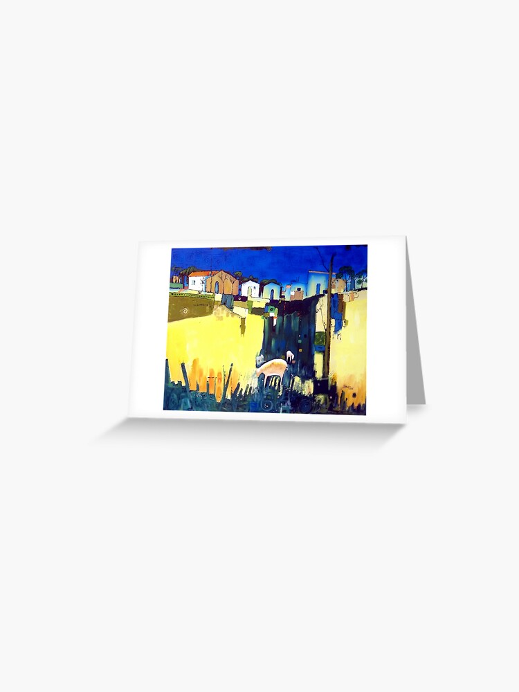 Thumbnail 1 of 2, Greeting Card, Approach To Town designed and sold by edy4sure.