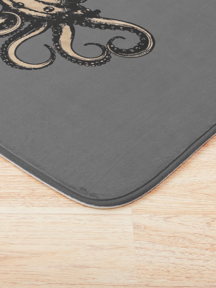 Alternate view of Steampunk Octopus Bath Mat