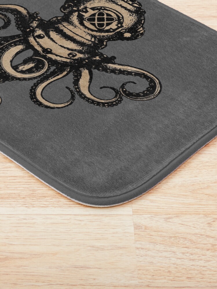 Alternate view of Steampunk Octopus Bath Mat