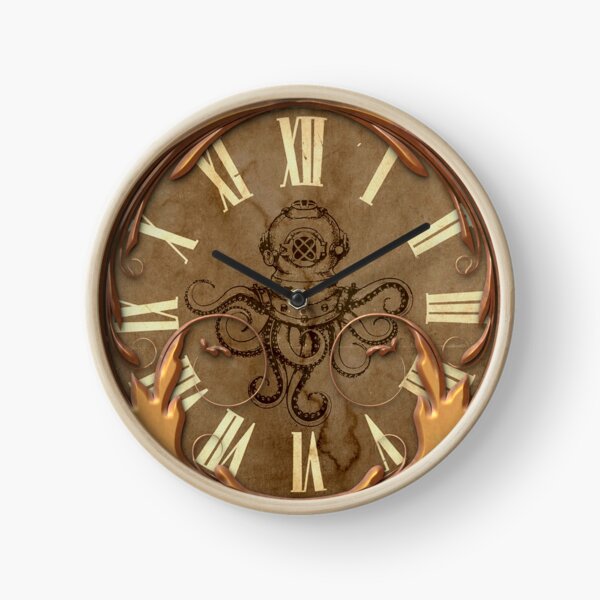 Steampunk Octopus Clock