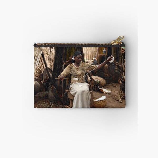 Item preview, African Ethiopian Girl Spinning Cotton, Feminine Craft designed and sold by worldways.