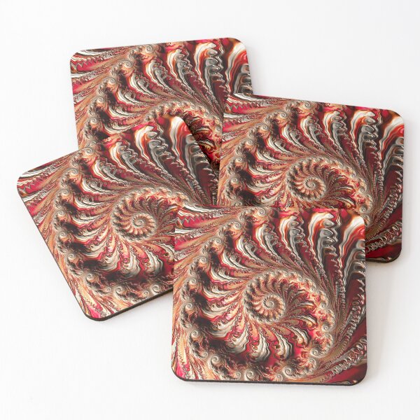 Item preview, Elaborate Red Spiral designed and sold by Elisabeth Lucas.