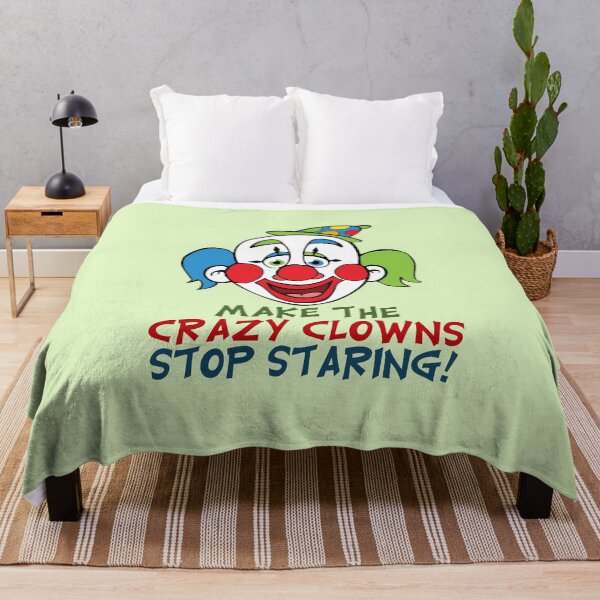 Item preview, Make the Crazy Clowns Stop Staring designed and sold by ironydesigns.