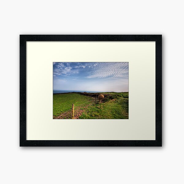 An "Alderney Stone" - Andy Goldsworthy Framed Art Print