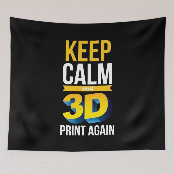 Item preview, Keep Calm and 3D Print Again 3D Printer Filament designed and sold by MooonTees.