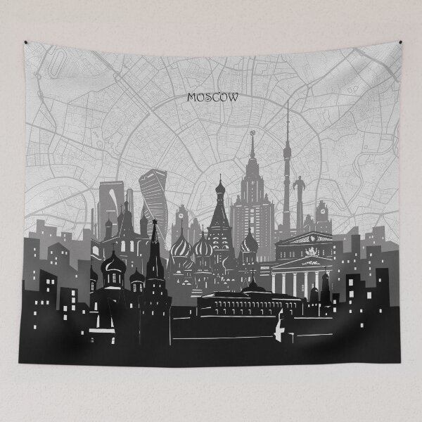 Item preview, moscow skyline designed and sold by BekimART2.