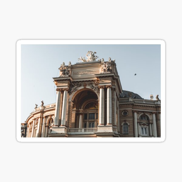 Odessa Opera and Ballet Theater, Odessa, Ukraine Sticker