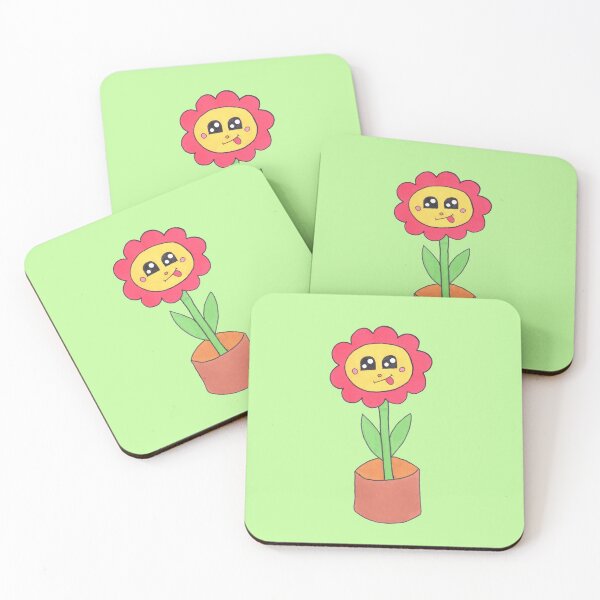 Item preview, Copy of Cute Flower with a green background designed and sold by Kitten2525.