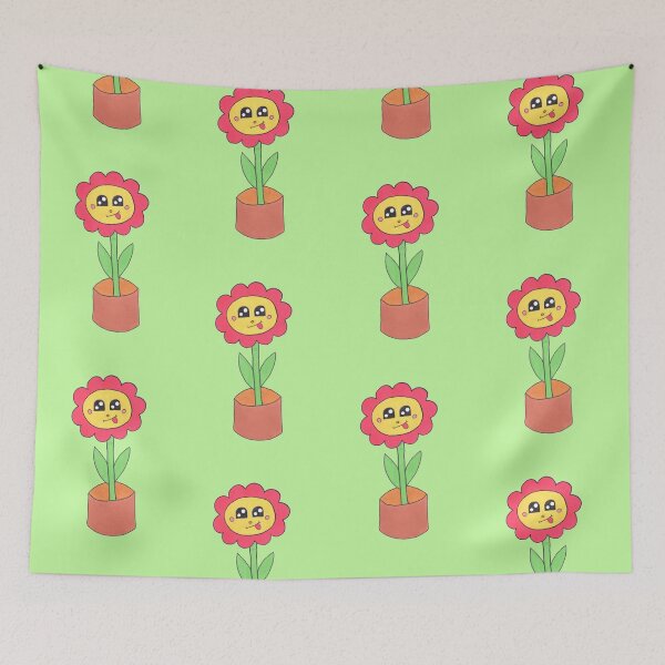 Item preview, Copy of Cute Flower with a green background designed and sold by Kitten2525.