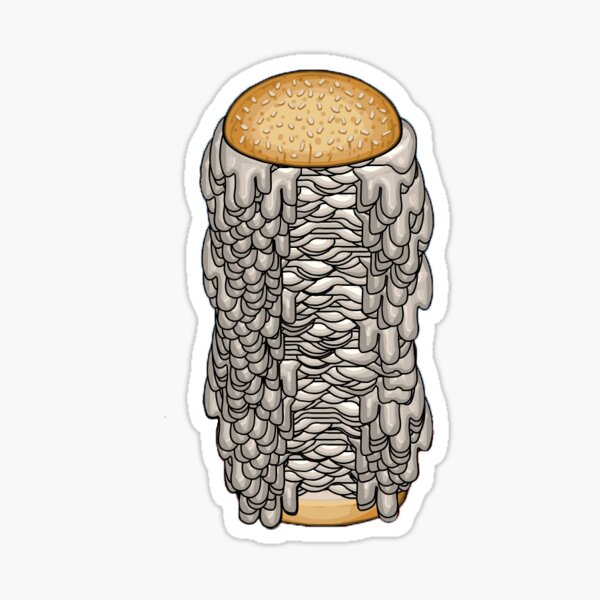 Papa Louie's Mayonnaise Burger Sticker for Sale by Bobflob1234