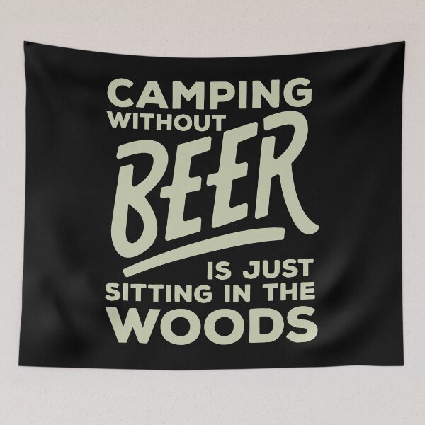Item preview, Funny Camping Beer Lover Outdoors Drinking Gift designed and sold by TopDawgDesigns.