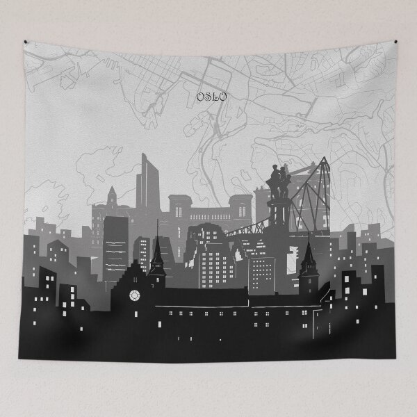 Item preview, oslo skyline designed and sold by BekimART2.