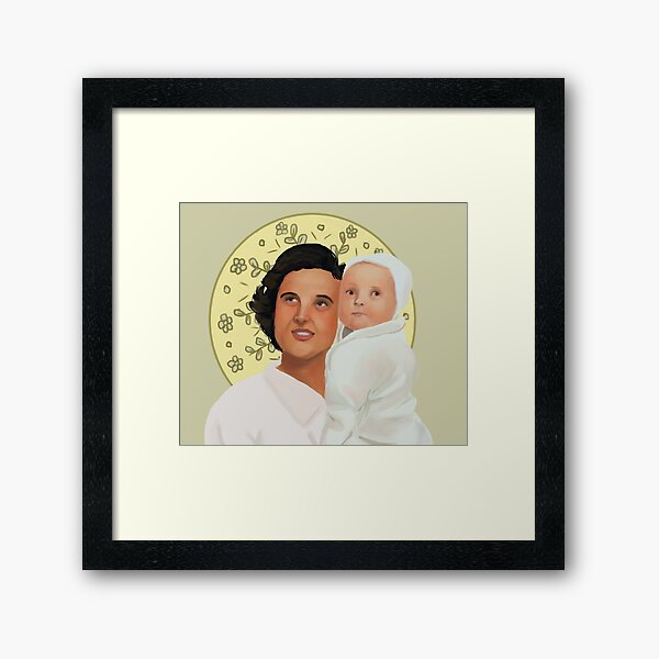St. Gianna Beretta Molla Framed Art Print