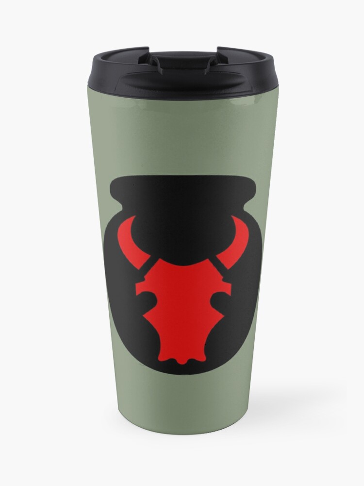 stribe klatre Ung 34th Infantry Division 'Red Bull' (United States Army)" Travel Coffee Mug  for Sale by wordwidesymbols | Redbubble