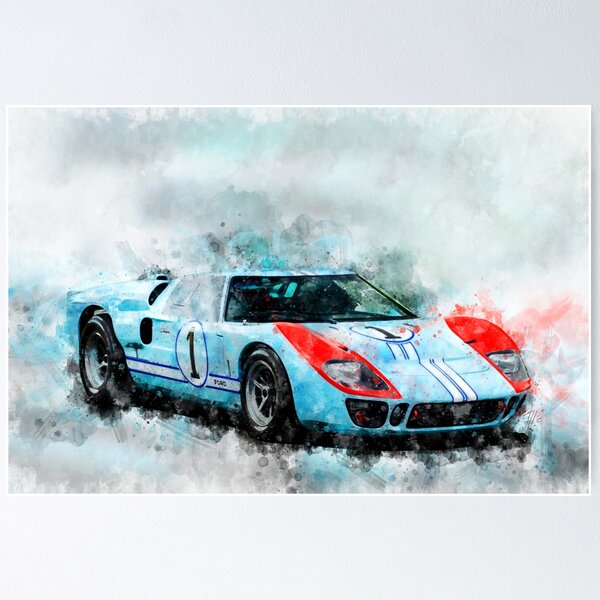 Gt40 Posters for Sale Redbubble