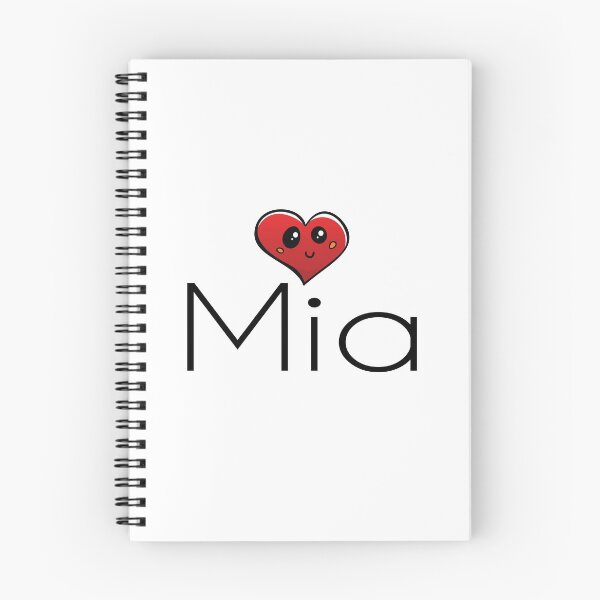 Item preview, Mia Cute Heart My Name is Mia!  designed and sold by ProjectX23.